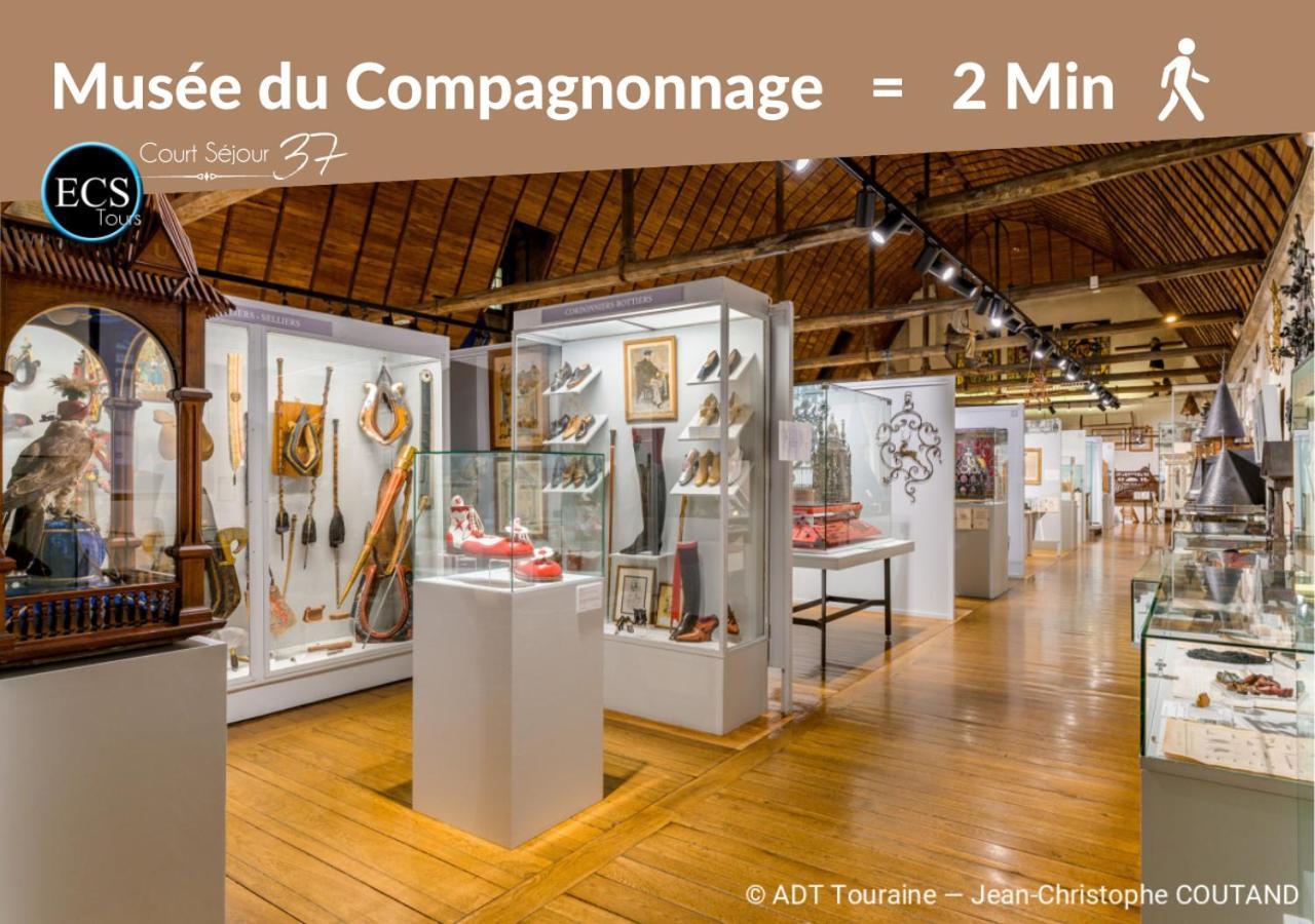 Le Constantine - Quartier Historique - Charme & Ancien Leilighet Tours Eksteriør bilde